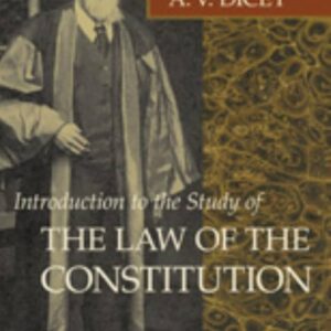 introduction to the study of the law of the constitution